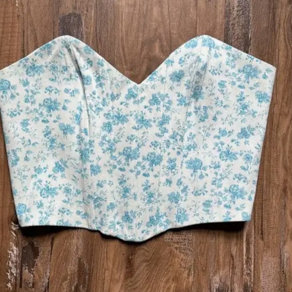 Floral Blue top
